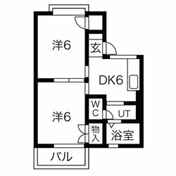 パークサイド梅里の物件間取画像